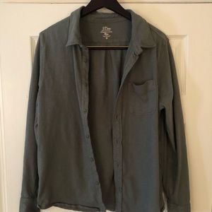 J Crew Men’s Medium Garment Dyed Button Down Shirt